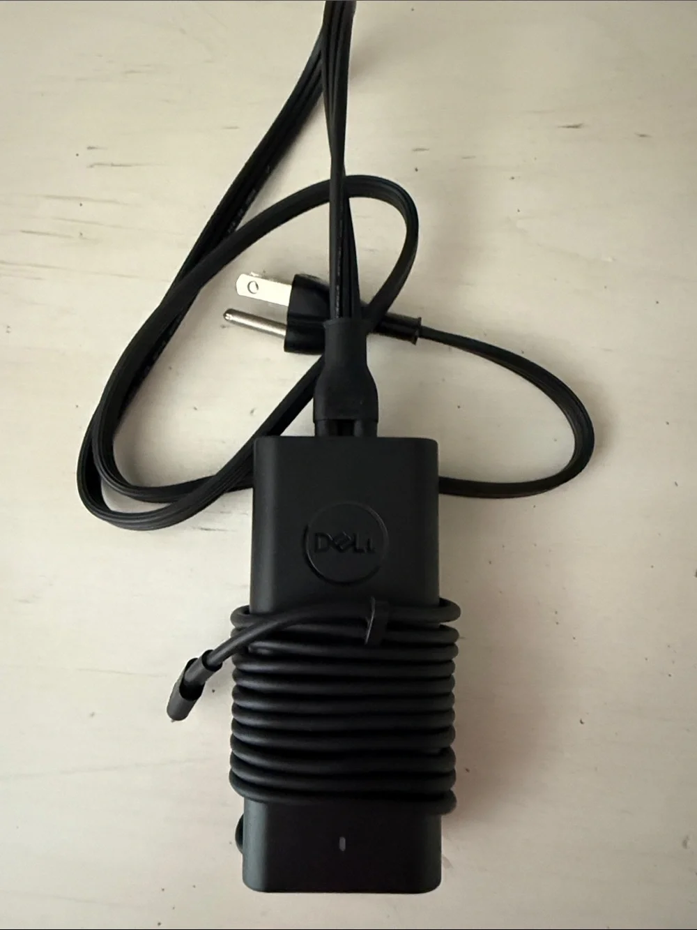 Dell Black Power Adapter with Wrapped Cable